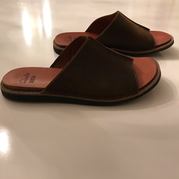 clarks mens slides